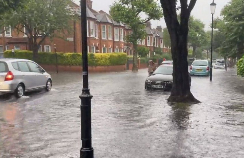Flooding in North Kensington