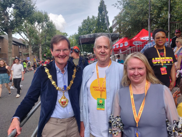 Felicity meets the Mayor of RBKC and the organiser of Notting Hill Carnival