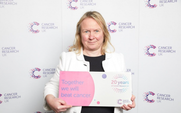 Felicity supports Cancer Research UK.