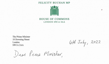 Felicity Buchan Resigns from Government